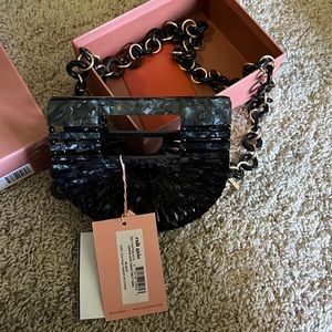 New with tags, box and dust bag Cult Gaia Ark Nano belt bag